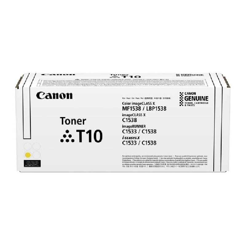 CANON TONER T10 YELLOW pro i-SENSYS X C1533i, C1533iF, C1538i, C1538Fi (10 000 str.)