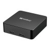 Sandberg 3in1 Magnet Powerbank 5000 mAh, magnetická powerbanka s bezdrátovým nabíjením, černá