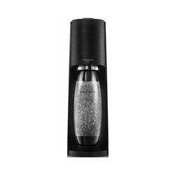BAZAR - SodaStream Terra Black výrobník sody, mechanický, 1l láhev SodaStream Fuse, bombička s CO2 - Poškozený obal