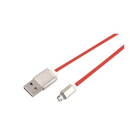 Net-X kabel Micro USB to USB Nabíjení/Synchronizace, oboustranné konektory - červený