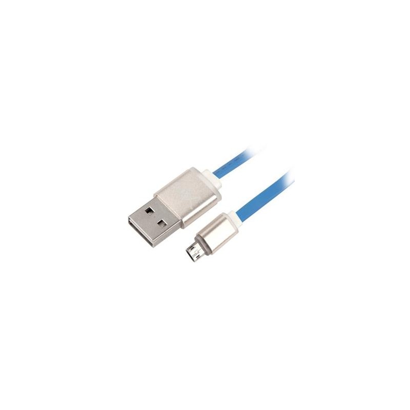 Net-X kabel Micro USB to USB Nabíjení/Synchronizace, oboustranné konektory - modrý