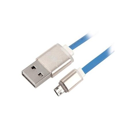 Net-X kabel Micro USB to USB Nabíjení/Synchronizace, oboustranné konektory - modrý