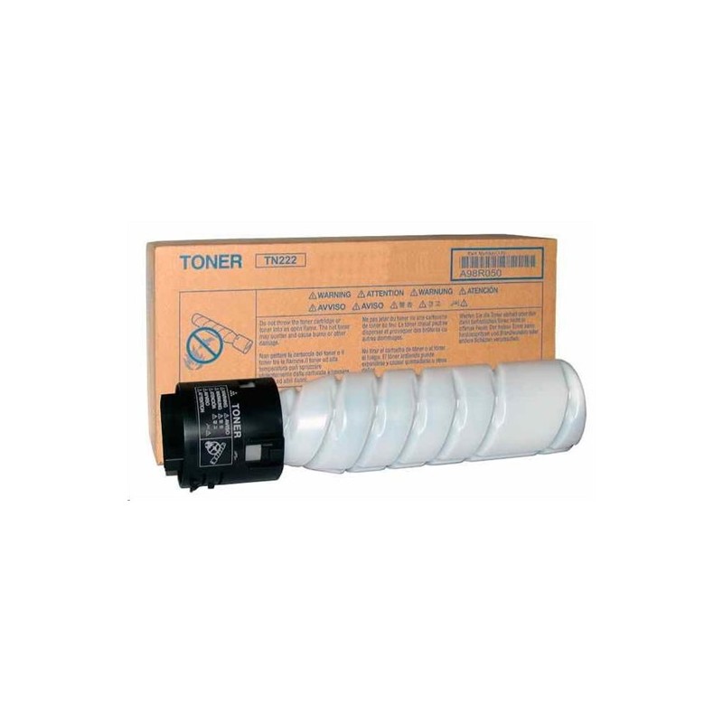 Konica Minolta originální toner TN222K, A98R050, black, 24000 (2x12000)str.