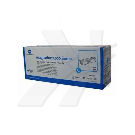 Konica Minolta originální toner A00W332, 1710-5890-07, cyan, 4500str.