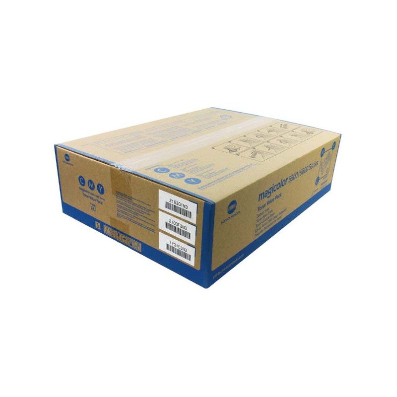 Konica Minolta originální toner A06VJ52, color, 18000 (3x6000)str., low capacity