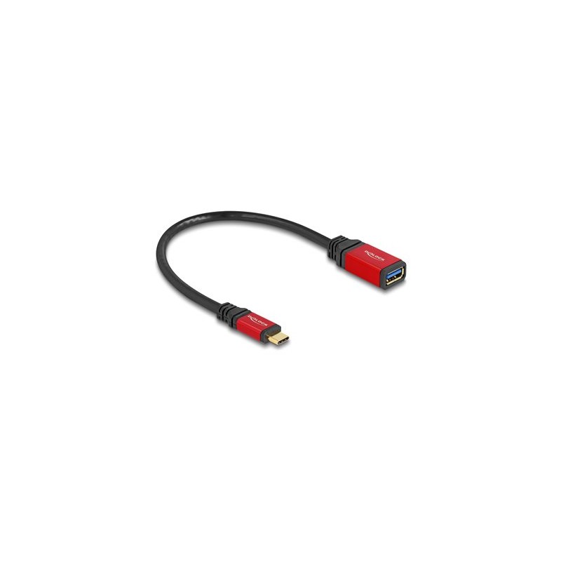 Delock - USB adaptér - 24 pin USB-C (M) do USB typ A (F) - 15 cm - rychlost prenosu dat až 10 Gbps, pozlacené kontakty -… 60172
