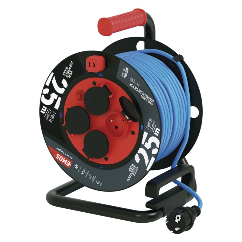 EMOS Buben 4Z 25M 1,5MM nemrznoucí PVC Kabel