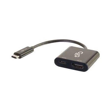 USB-C to HDMI and USB-C Charging Black