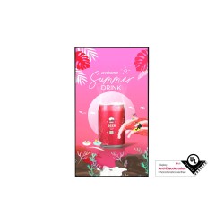 LG 75" signage 75XS4P - Window Facing, UHD, 4000nit, 24/7, 3% haze, webOS 6.0, M+, EMC B
