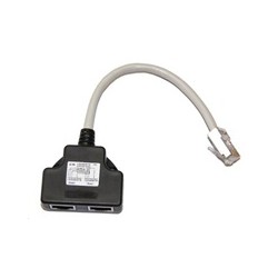 Adaptér rozdvojka RJ45, 1x8p8c/2x8p4c, TEL-TEL