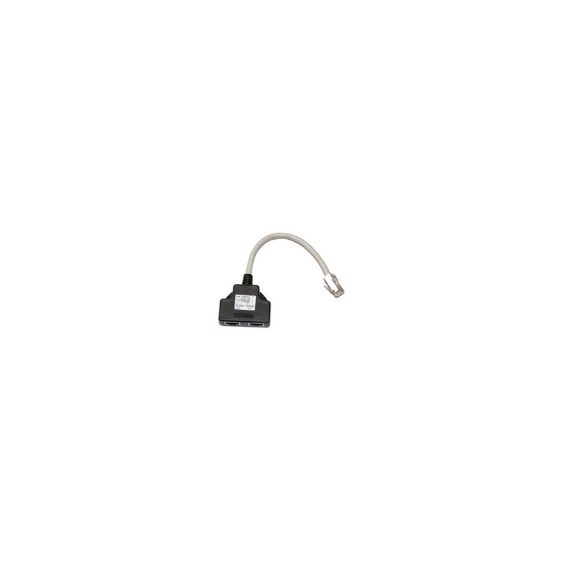 Adaptér rozdvojka RJ45, 1x8p8c/2x8p4c, TEL-TEL