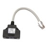 Adaptér rozdvojka RJ45, 1x8p8c/2x8p4c, TEL-TEL