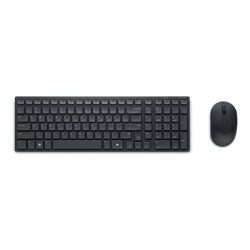 Dell Pro Compact Silent KM555 - Klávesnice a sada myši - bezdrátový - 2.4 GHz, Bluetooth 5.1 - QWERTY - ukrajinská - s 3 years