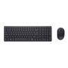Dell Pro Compact Silent KM555 - Klávesnice a sada myši - bezdrátový - 2.4 GHz, Bluetooth 5.1 - QWERTY - ukrajinská - s 3 years