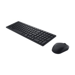 Dell Pro Compact Silent Keyboard and Mouse - KM555 - Klávesnice a sada myši - bezdrátový - 2.4 GHz, Bluetooth 5.1 - QWERTZ