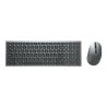 Dell Pro Plus Compact - Sada klávesnice a myši - bezdrátový - Bluetooth, 2.4 GHz - QWERTZ - německá - titanová šedá
