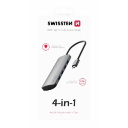 SW USB-C HUB 4-IN-1 (4x USB 3.0) - HLINÍK