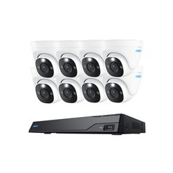 REOLINK bezpečnostní kamerový set NVS16-8MD8, RLK16-800D8, 8x Kamera, 4TB