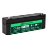 Greencell AGM VRLA 12V 2.5Ah maintenance-free baterie pro cash registers, kamery (178x36x66mm)