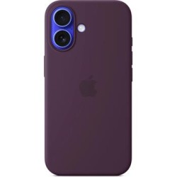 iPhone 16 Silicone Case with MS - Plum