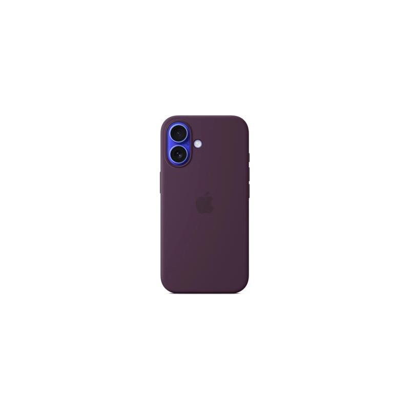 iPhone 16 Silicone Case with MS - Plum