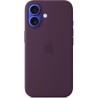 iPhone 16 Silicone Case with MS - Plum