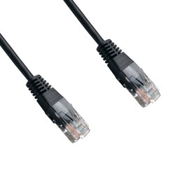 DATACOM patch cord UTP cat5e 3M černý 1531