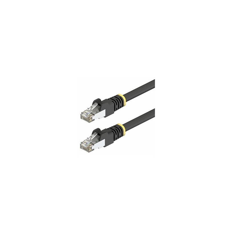 3m Black Cat6A Outdoor Ethernet Cable