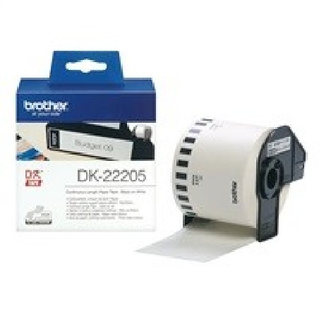 BAZAR - BROTHER DK-22205 papírová role 62mm x 30m - Poškozený obal (Komplet)