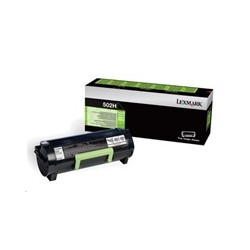 BAZAR - LEXMARK černý toner 502H pro MS310/MS410/MS510/MS610 z programu Lexmark Return, (5 000 stran) - Poškozený obal (