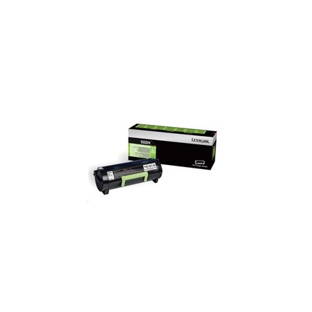 BAZAR - LEXMARK černý toner 502H pro MS310/MS410/MS510/MS610 z programu Lexmark Return, (5 000 stran) - Poškozený obal (