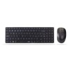 RAPOO set klávesnice+myš 9300M, Wireless Multi-Mode Slim Mouse and Ultra-Slim Keyboard, černá