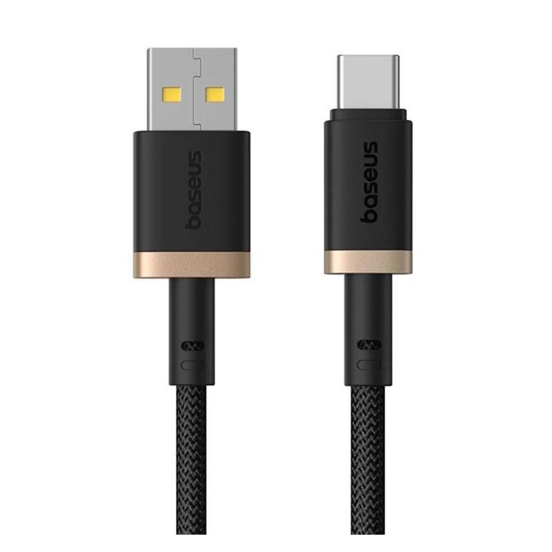 Baseus Rychlonabíjecí kabel Dura USB/USB-C 2m 60W černo zlatý