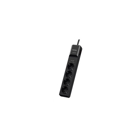 BAZAR - CyberPower Surge Buster™ 4 zásuvky, 2xUSB, 1.8m, German, New - Poškozený obal (Komplet)