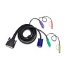 ATEN sdružený kabel pro KVM PS/2 5M pro CS1004, CS1008,