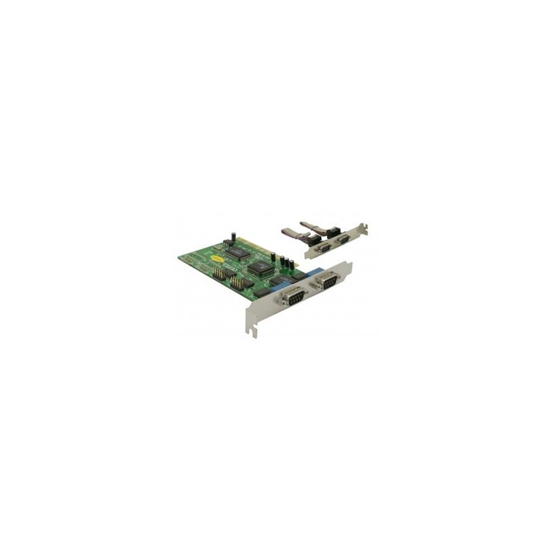 Delock adaptér PCI 4x sériový port