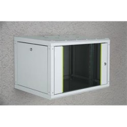 Digitus Nástěnná skříňka 12U, Unique Series 643x600x450 mm, barva šedá (RAL 7035)