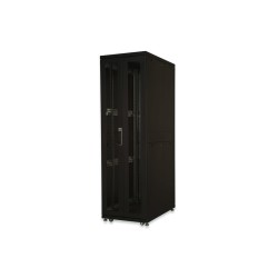 Digitus 42U serverový stojan, Unique Series, přední dveře z oceli 2050x600x1000 mm s plexi sklem, černé (RAL 9005)