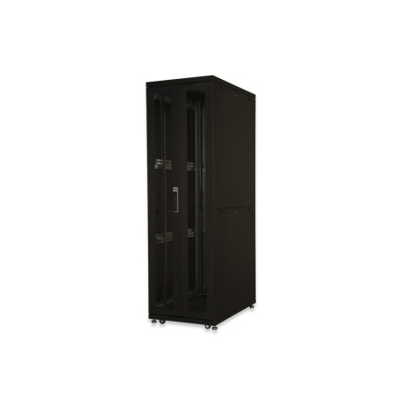 Digitus 42U serverový stojan, Unique Series, přední dveře z oceli 2050x600x1000 mm s plexi sklem, černé (RAL 9005)