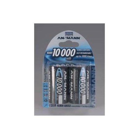 Ansmann akumulátor D NiMH 10000 mAh (2 ks)