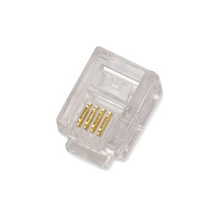 OPTIX UTP konektor RJ11 6P4C balení 100ks