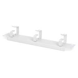 Digitus 254 mm (10 ") 1U panel pro správu kabelů 3x kabelové kroužky, 44x254x60 mm, šedá (RAL 7035) DN10ORG1U