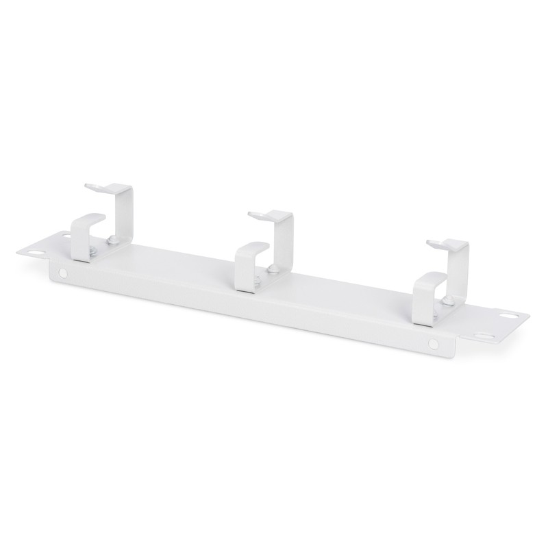 Digitus 254 mm (10 ") 1U panel pro správu kabelů 3x kabelové kroužky, 44x254x60 mm, šedá (RAL 7035) DN10ORG1U