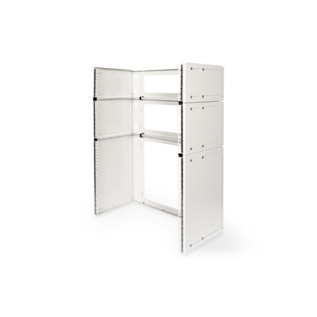 Digitus Ecoline 8U 19" otevřený rám pro montáž na stěnu, šedý