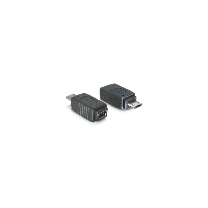 Delock redukce micro USB B samec na USB mini 5pin samice