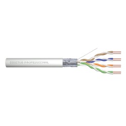 Digitus Instalační kabel CAT 5e F-UTP, 100 MHz Eca (PVC), AWG 24/1, 305 m papírová krabice, sx, šedý