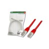 Digitus Patch Cable, UTP, CAT 5e, AWG 26/7, měď, červený 1m
