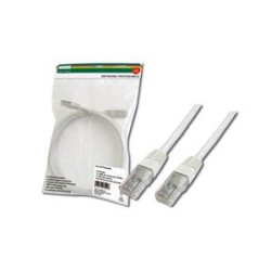 Digitus Patch Cable, UTP, CAT 5e, AWG 26/7, měď, bílý 10m