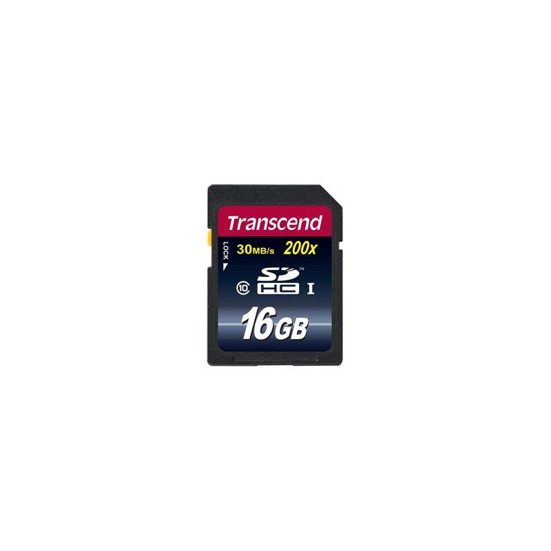 Transcend 16GB SDHC (Class 10) UHS-I 200x (Premium) paměťová karta