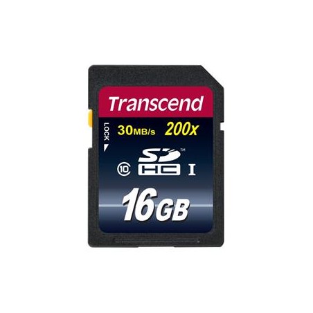 Transcend 16GB SDHC (Class 10) UHS-I 200x (Premium) paměťová karta